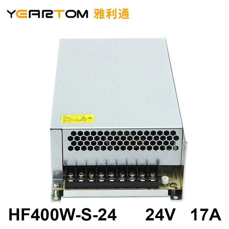 開關電源HF400W-S-24廠家直銷DC24V17A直流穩壓電源